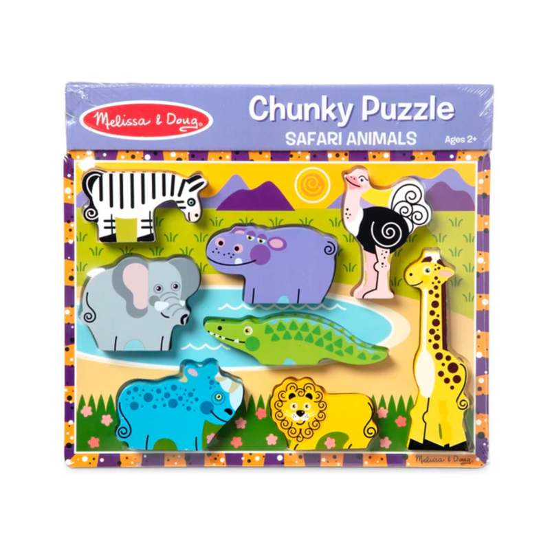 Melissa & Doug - Safari  Chunky Puzzle