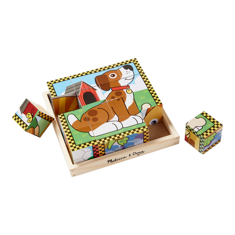 Melissa & Doug - Pets Cube Puzzle - 16pc