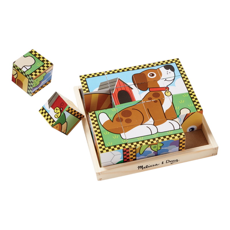 Melissa & Doug - Pets Cube Puzzle - 16pc