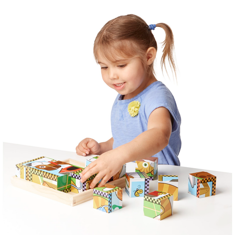 Melissa & Doug - Pets Cube Puzzle - 16pc