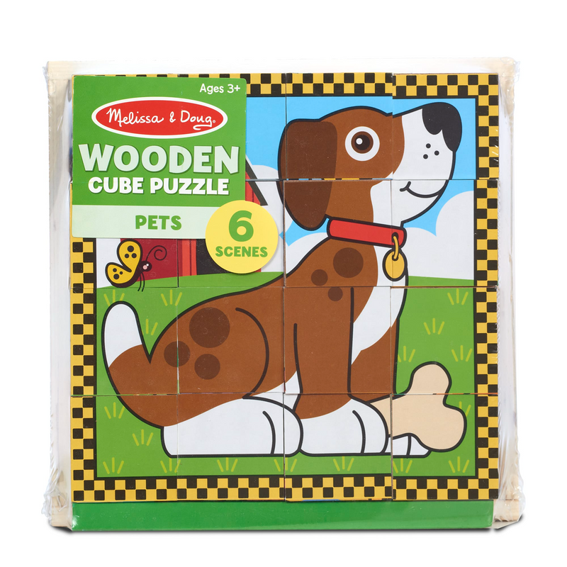 Melissa & Doug - Pets Cube Puzzle - 16pc