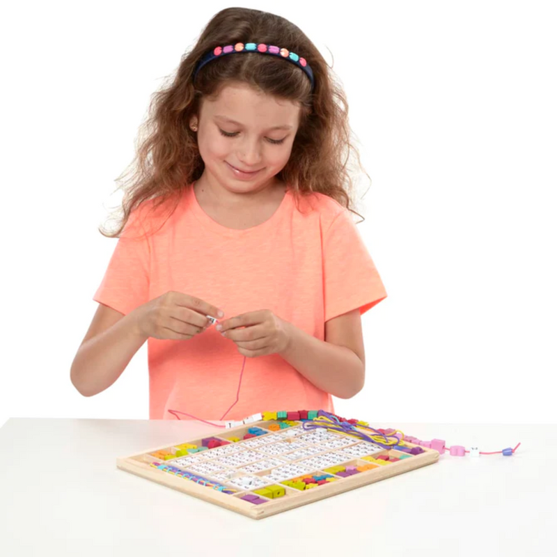 Melissa & Doug - Wooden Stringing Beads