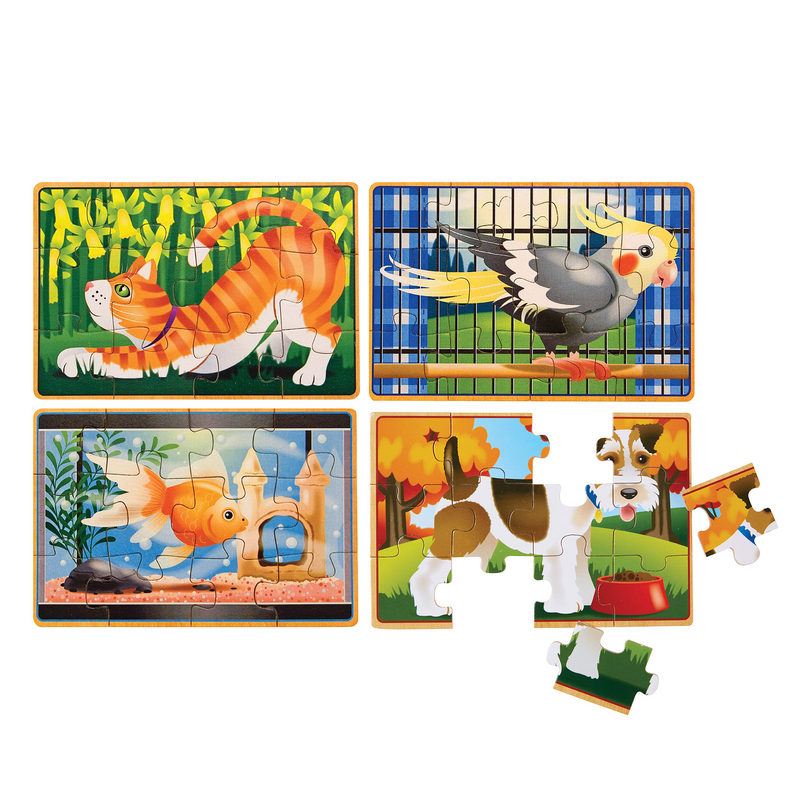 Melissa & Doug - Pets Puzzles in a Box