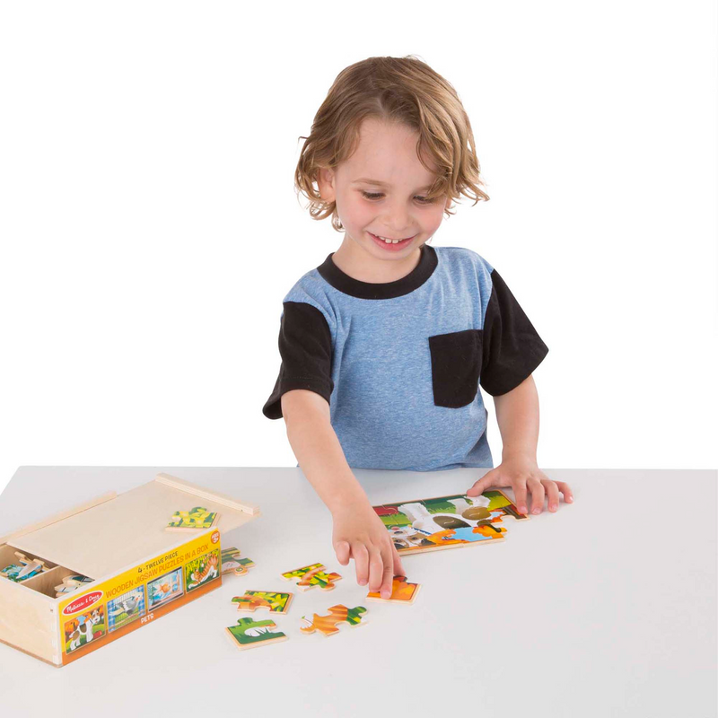 Melissa & Doug - Pets Puzzles in a Box