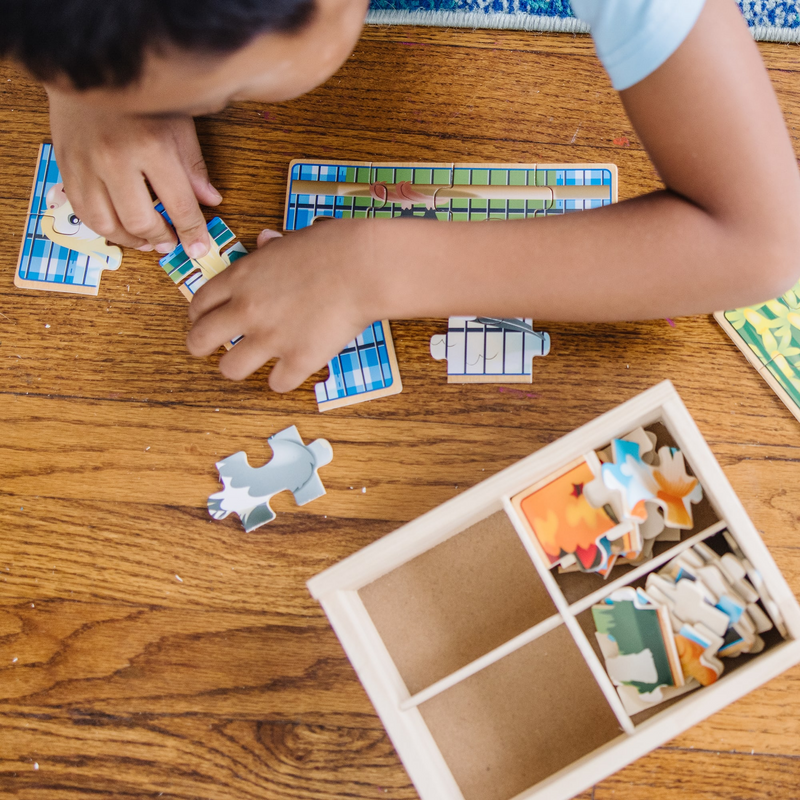 Melissa & Doug - Pets Puzzles in a Box