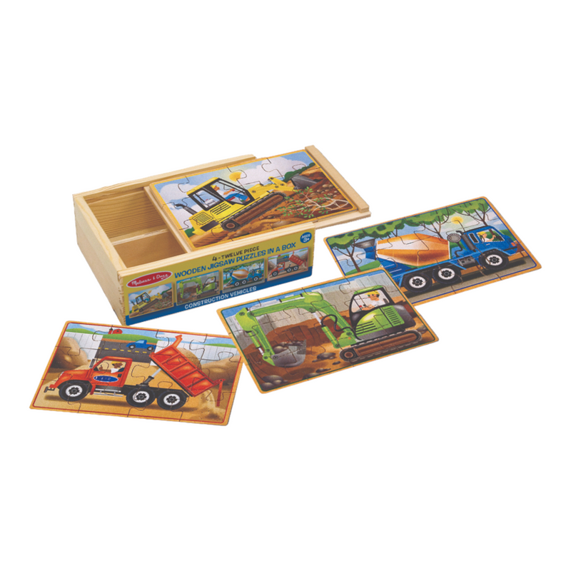 Melissa & Doug - Construction Puzzles in a Box