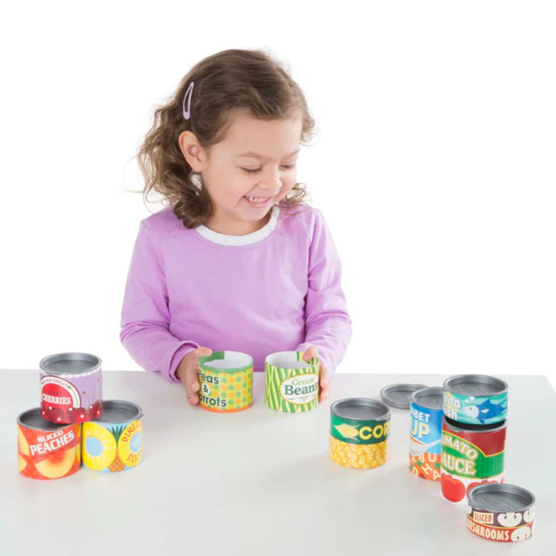 Melissa & Doug - Play Food Cans - Set of 10