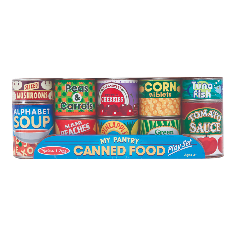 Melissa & Doug - Play Food Cans - Set of 10