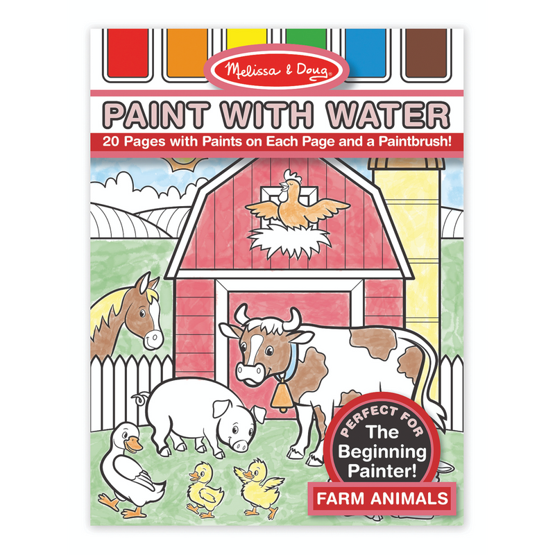 Melissa & Doug - Paint with Water - Farm Animals