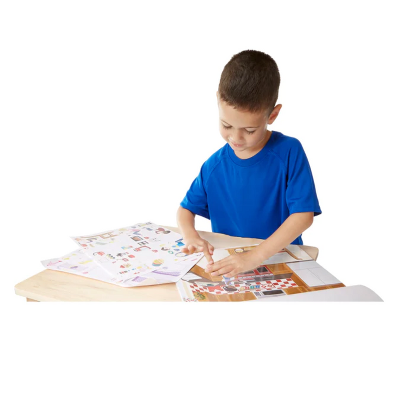 Melissa & Doug - Reusable Sticker Pad - Play House