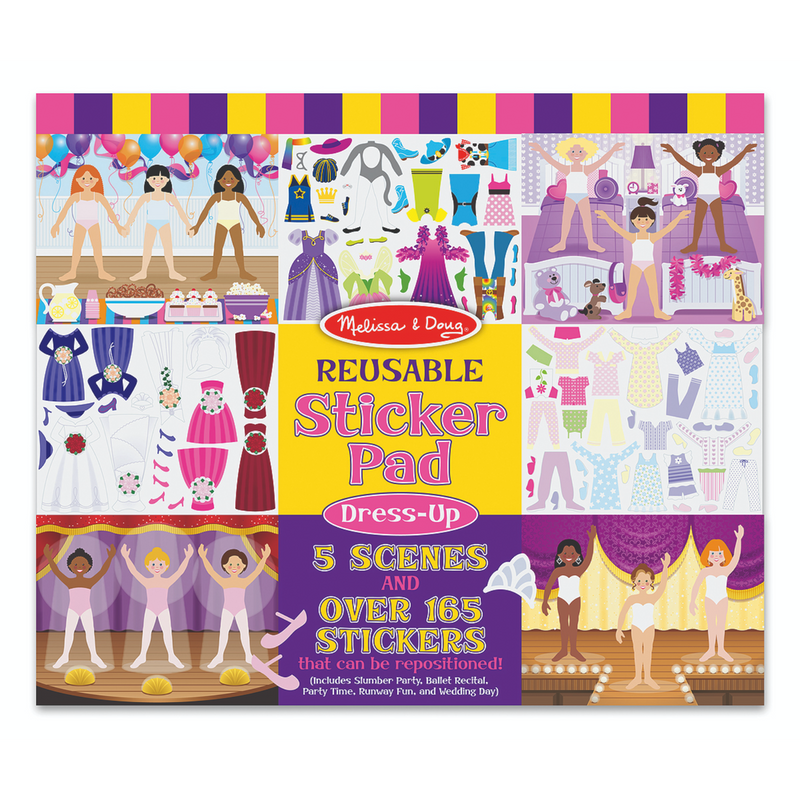 Melissa & Doug - Reusable Sticker Pad - Fashion