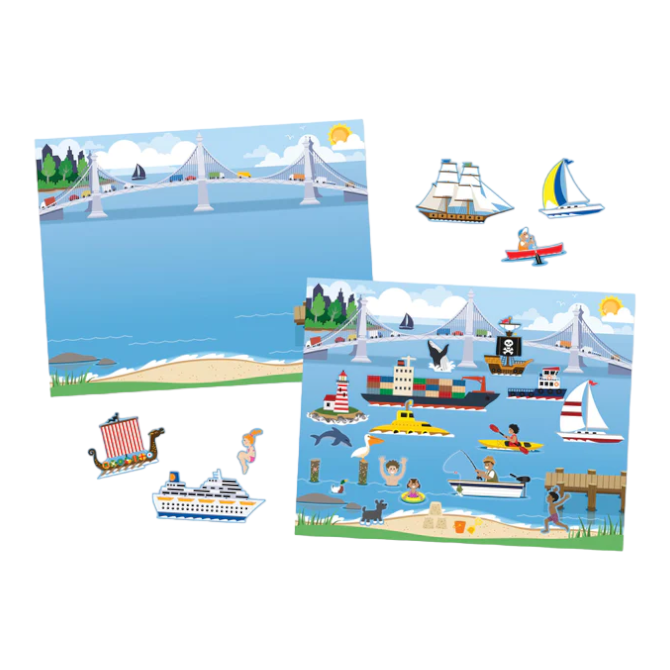 Melissa & Doug - Reusable Stickers - Vehicles