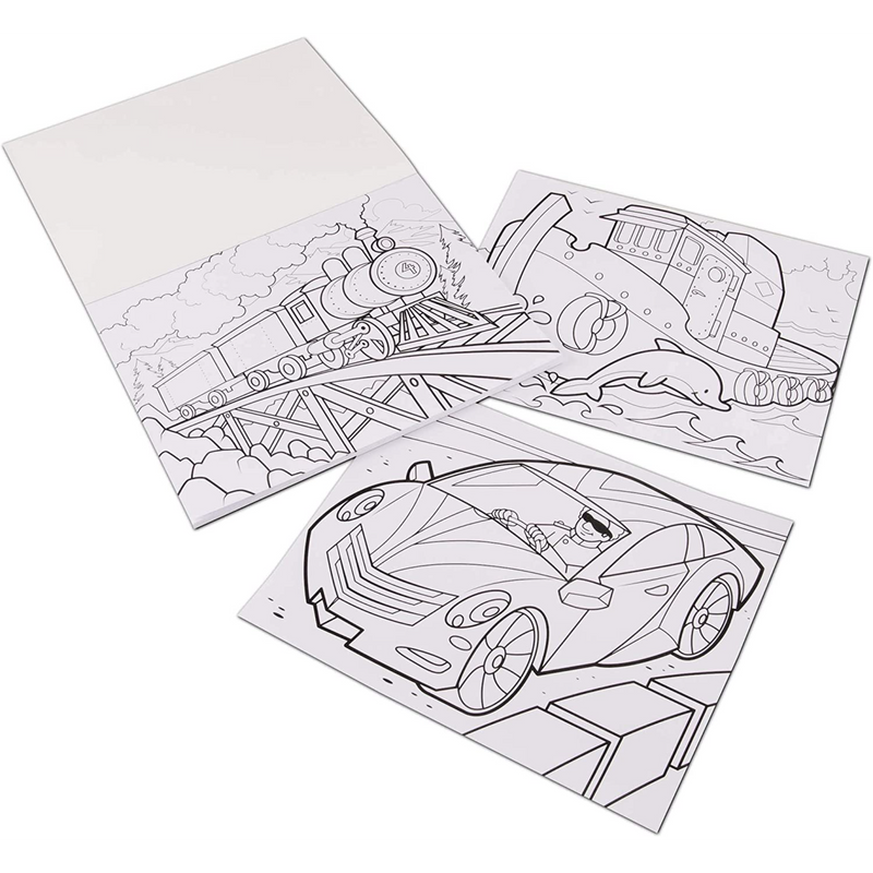 Melissa & Doug - Jumbo Colouring Pad - Vehicles