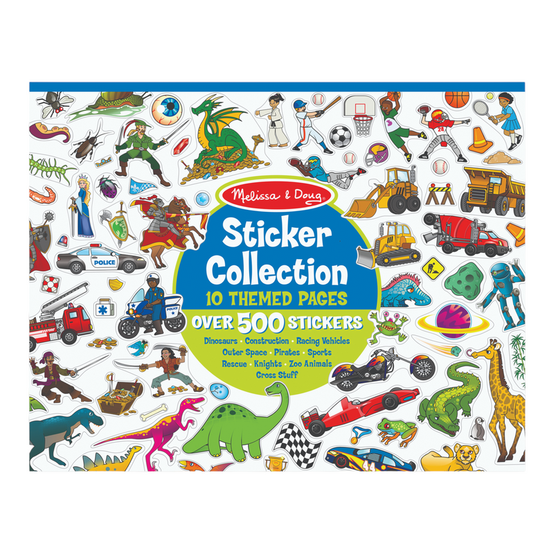 Melissa & Doug - Sticker Collection - Blue