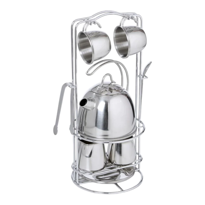 Melissa & Doug - Stainless Steel Tea Set