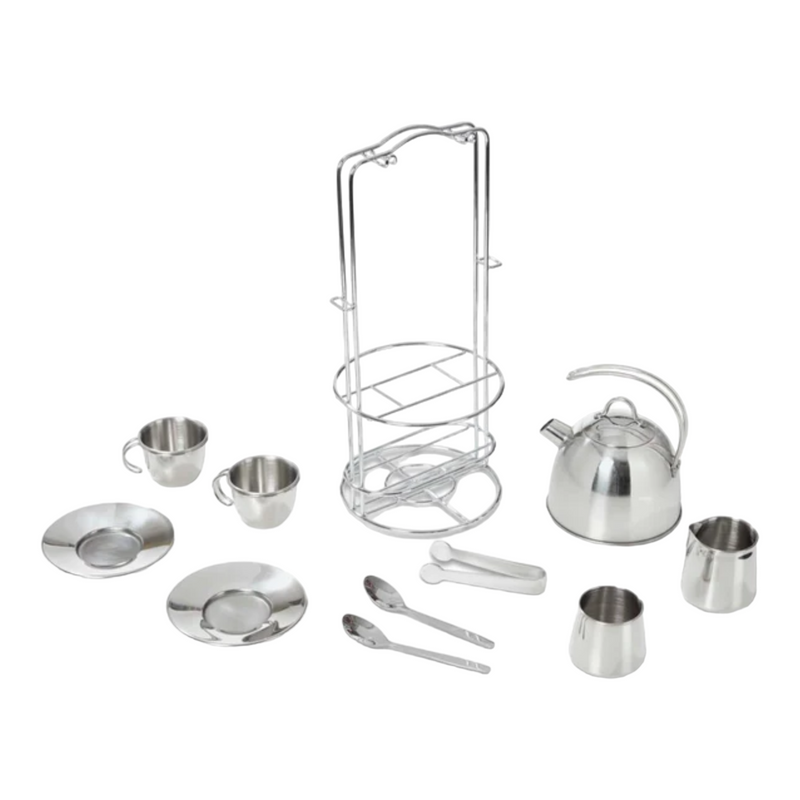 Melissa & Doug - Stainless Steel Tea Set