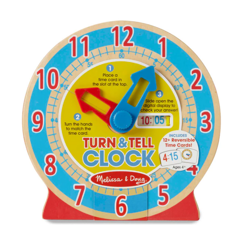 Melissa & Doug - Turn & Tell Clock