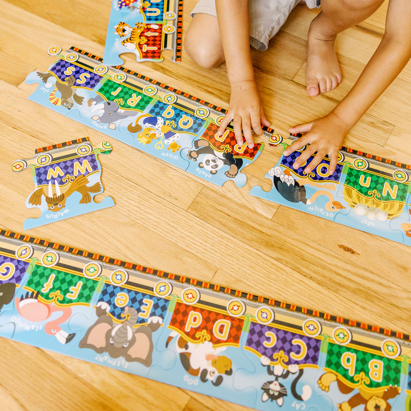 Melissa & Doug - Alphabet Express Floor Puzzle 27pce