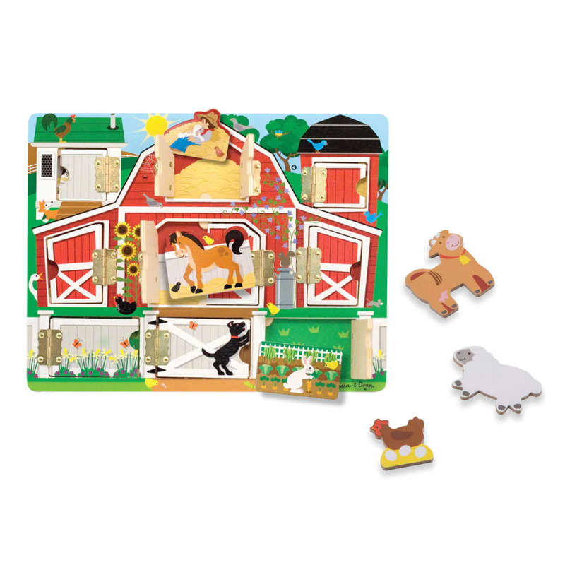 Melissa & Doug - Magnetic Farm Hide & Seek