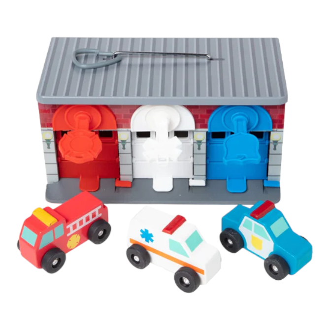 Melissa & Doug - Lock & Roll Rescue Truck Garage