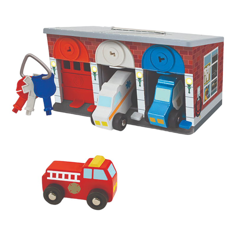 Melissa & Doug - Lock & Roll Rescue Truck Garage