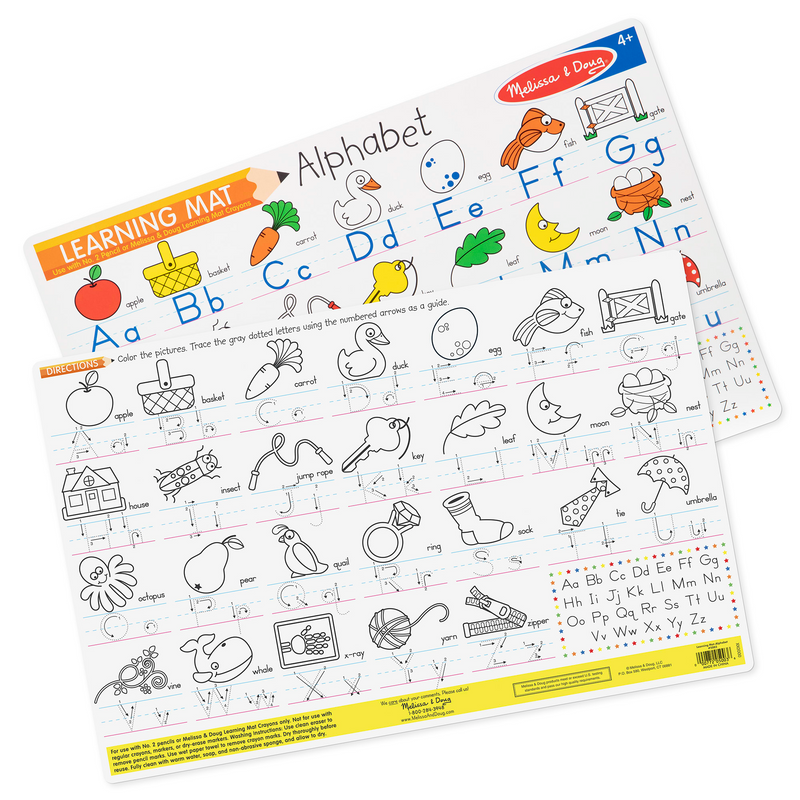 Melissa & Doug - Alphabet Write-A-Mat Bundle of 6