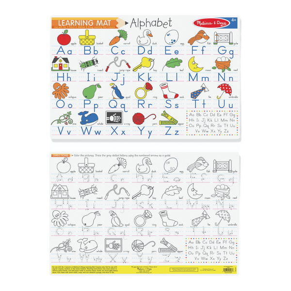 Melissa & Doug - Alphabet Write-A-Mat Bundle of 6