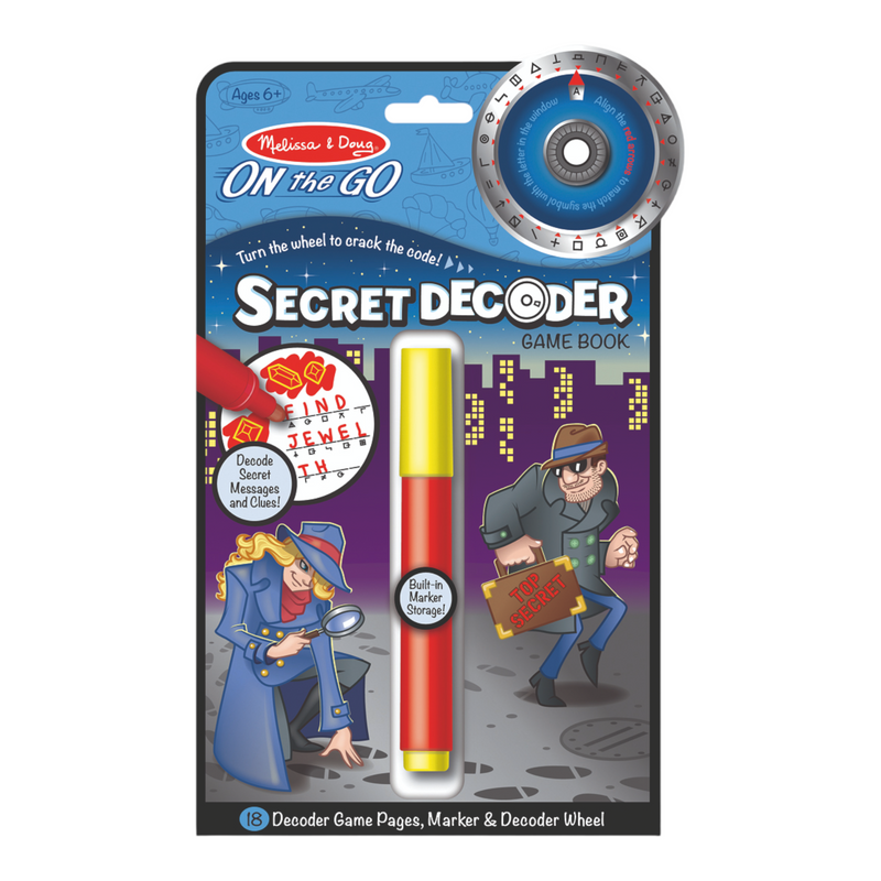 Melissa & Doug - On The Go - Secret Decoder - Game Book