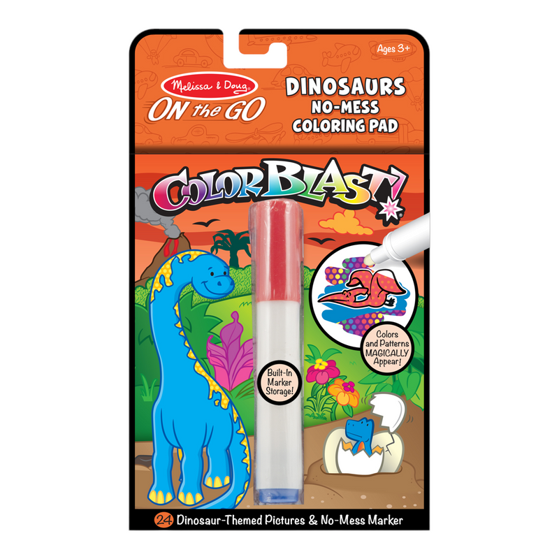 Melissa & Doug - On The Go - Color Blast! - Dinosaurs