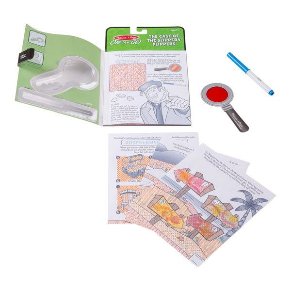 Melissa & Doug - On The Go - Secret Decoder - Slippery Flippers