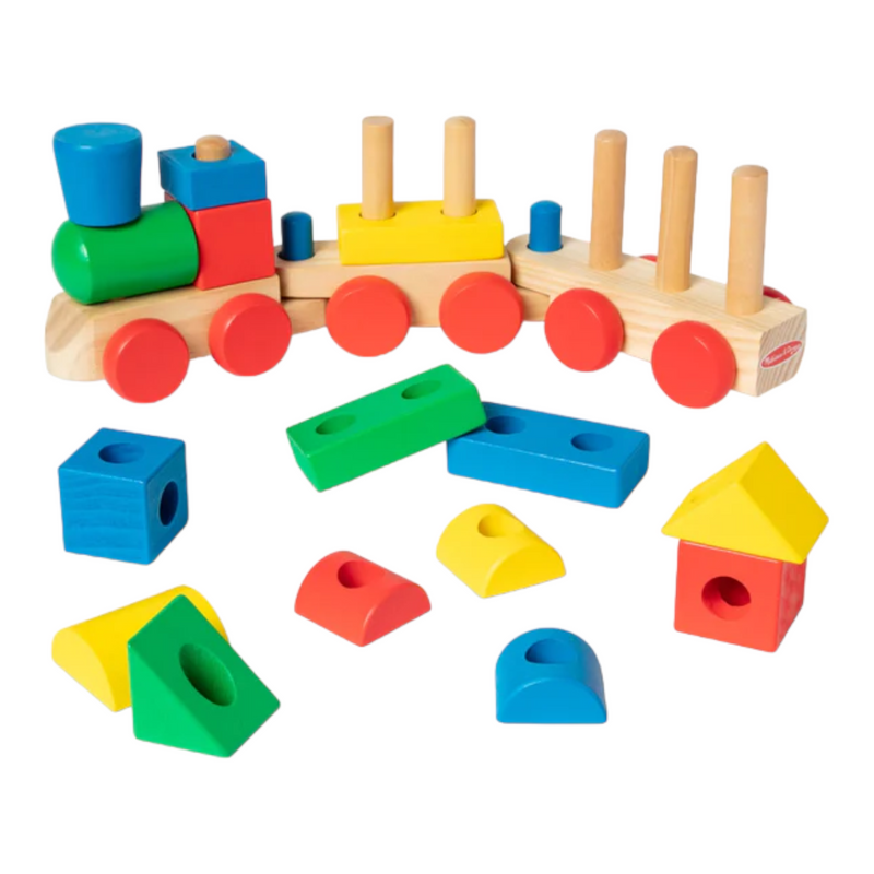 Melissa & Doug - Wooden Stacking Train