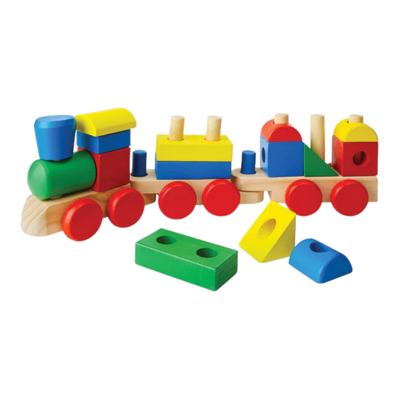 Melissa & Doug - Wooden Stacking Train