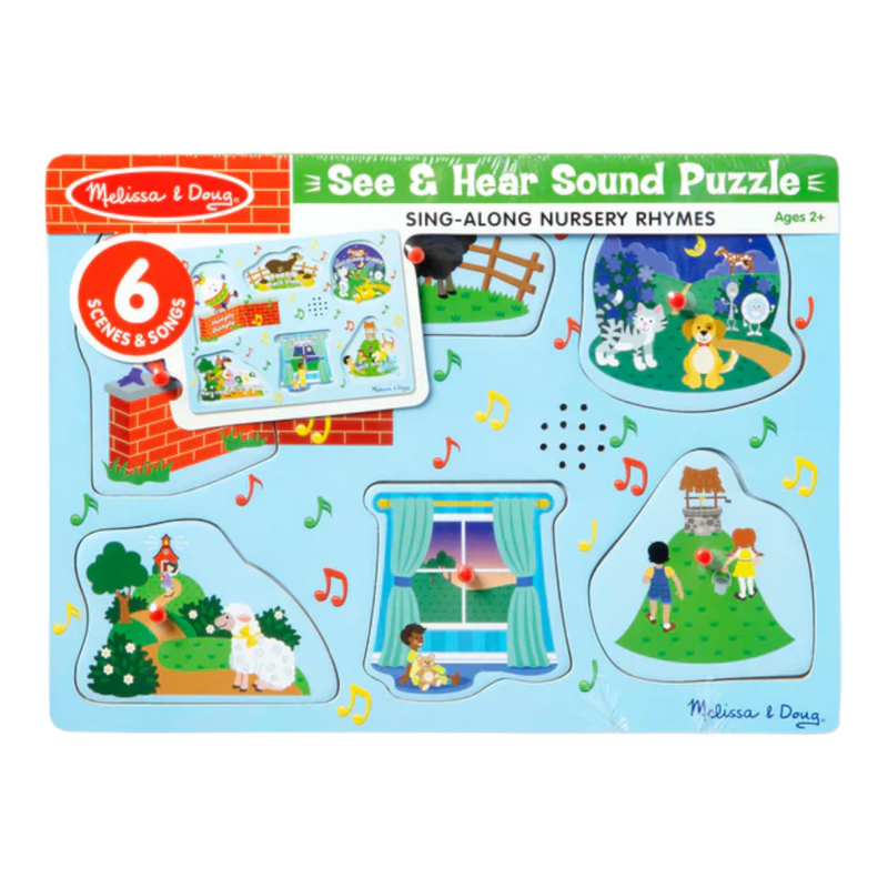 Melissa & Doug - Nursery Rhyme B Sound Puzzle - 6pc