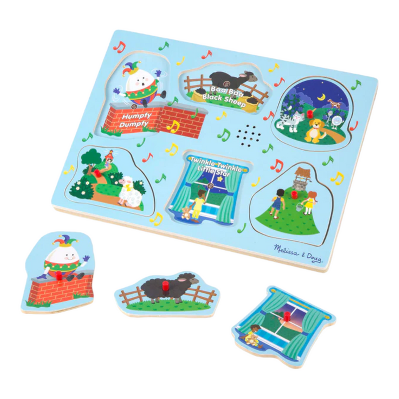 Melissa & Doug - Nursery Rhyme B Sound Puzzle - 6pc