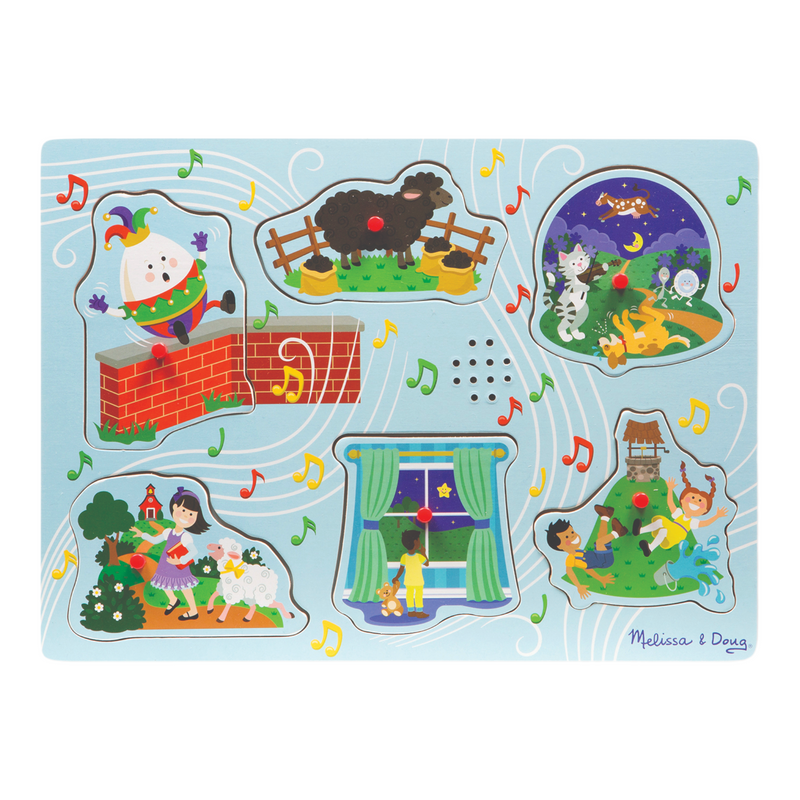 Melissa & Doug - Nursery Rhyme B Sound Puzzle - 6pc