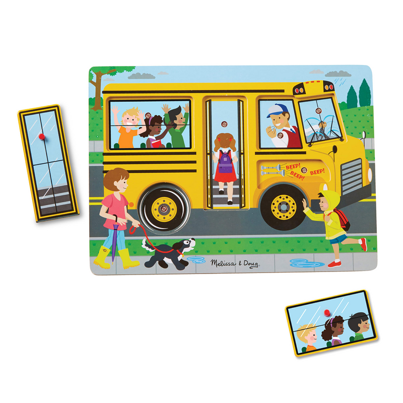 Melissa & Doug - The Wheels on the Bus Song Puzzle - 6pc