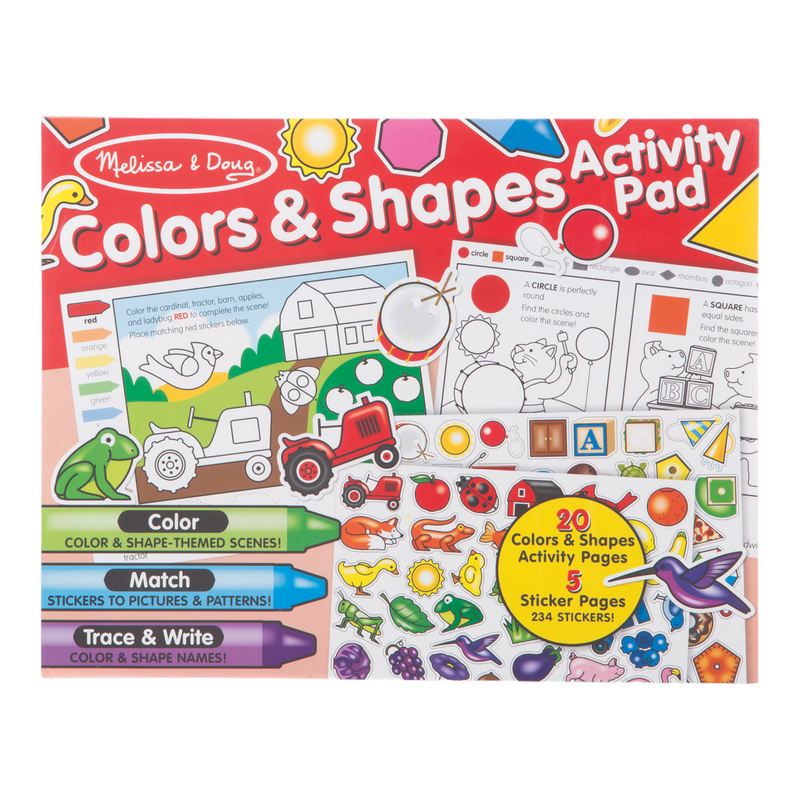 Melissa & Doug - Colours & Shapes Activity Pad