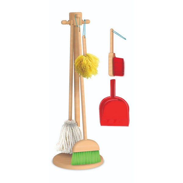 Melissa & Doug - Cleaning Kit with Stand - 6 pieces