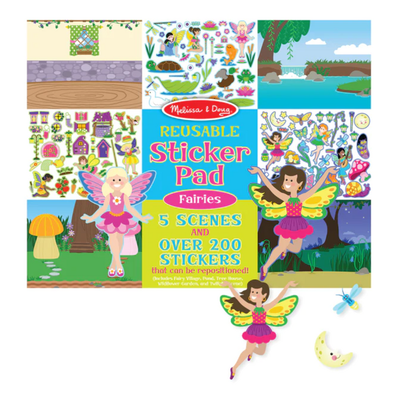 Melissa & Doug - Reusable Sticker Pad - Fairies