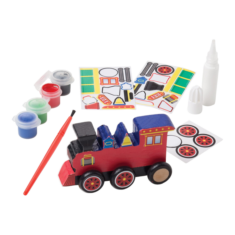 Melissa & Doug - Wooden Train - DYO