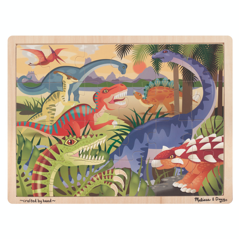 Melissa & Doug - Dinosaurs Jigsaw - 24pc