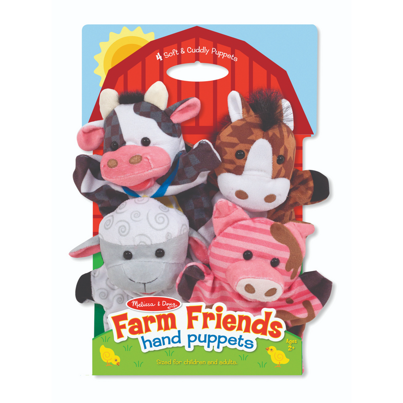 Melissa & Doug - Hand Animal Puppets - Farm