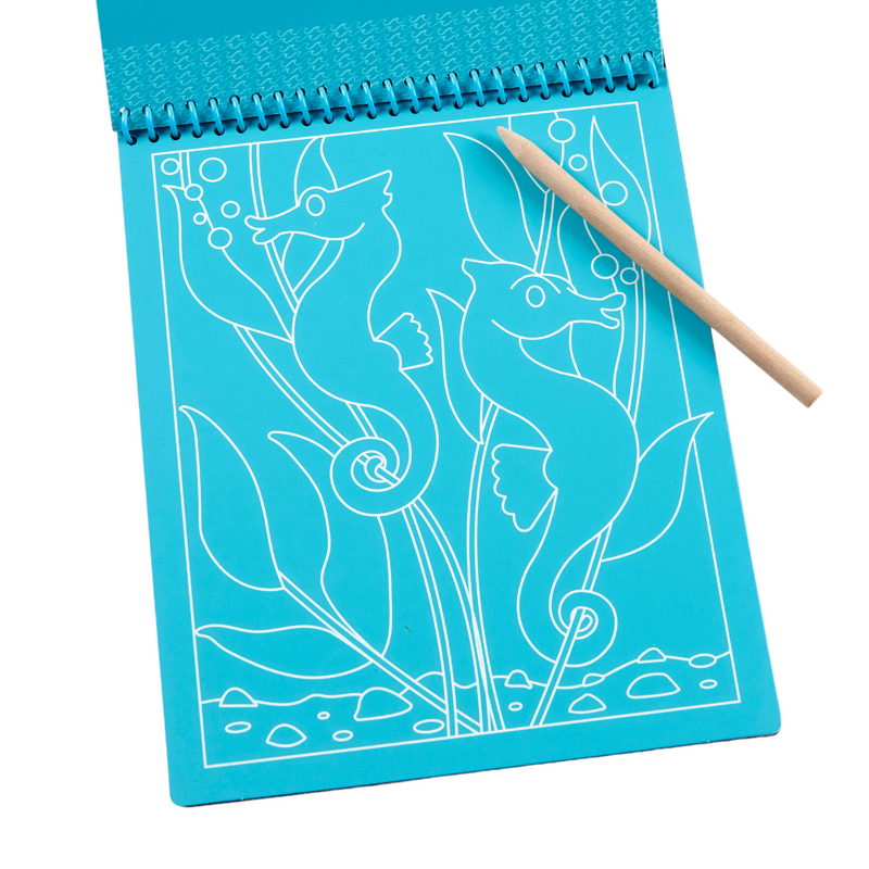 Melissa & Doug - On The Go - Scratch Art - Sealife