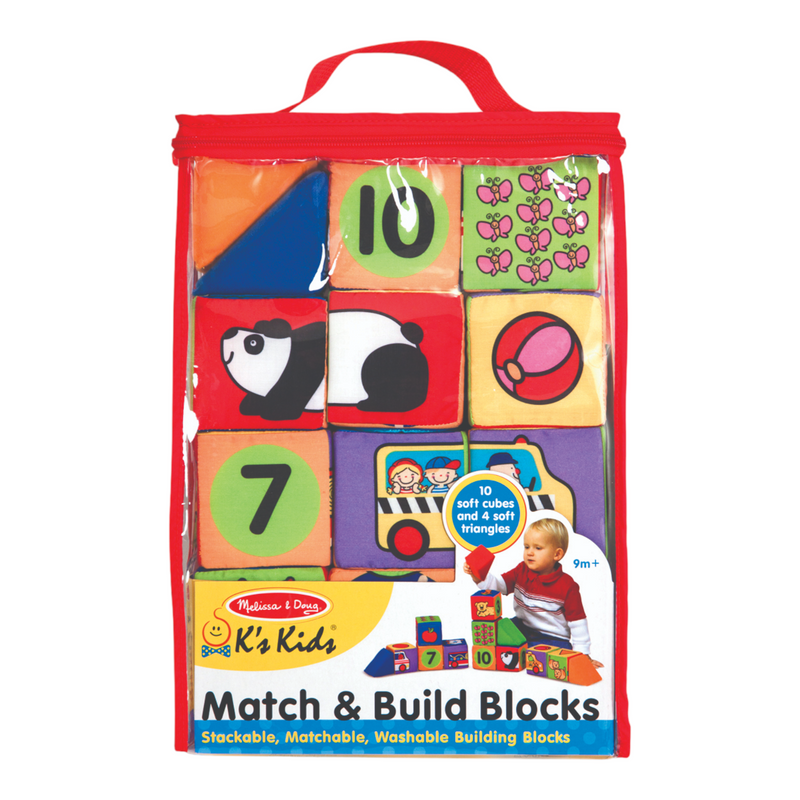 Melissa & Doug - Match & Build Blocks