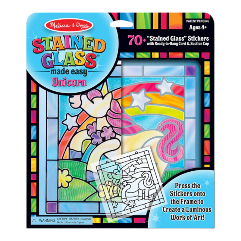 Melissa & Doug Stained Glass Made Easy - Unicorn