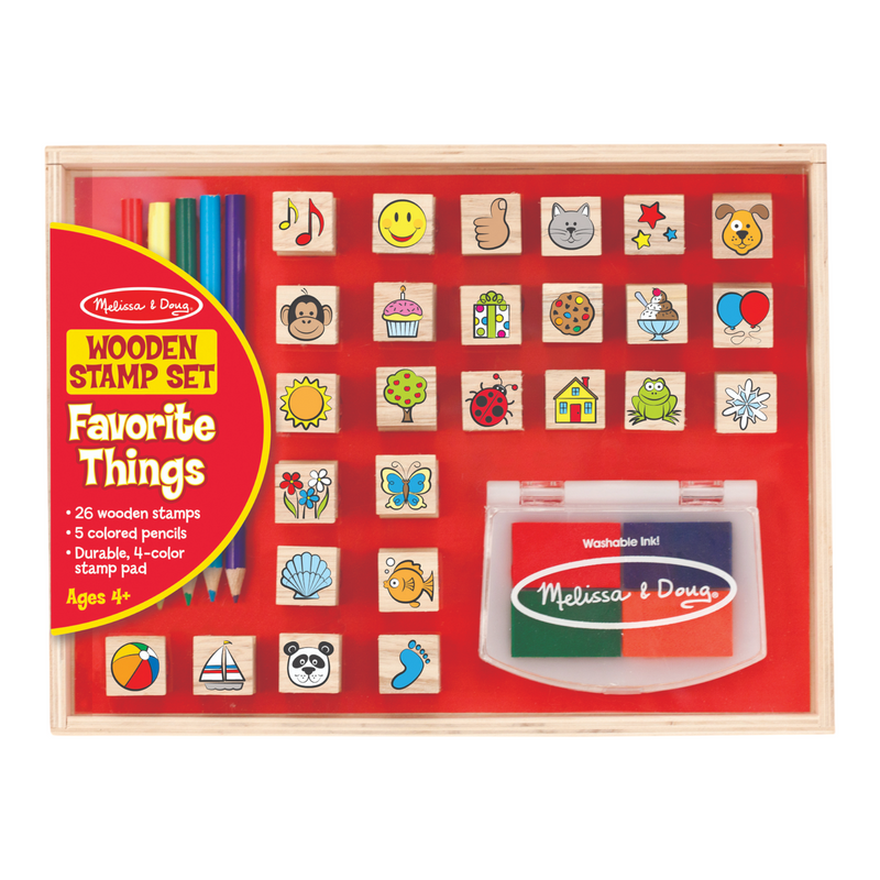 Melissa & Doug - Favorite Objects Stamp Set