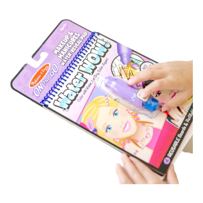 Melissa & Doug - On The Go - Water WOW! - Makeup & Manicure