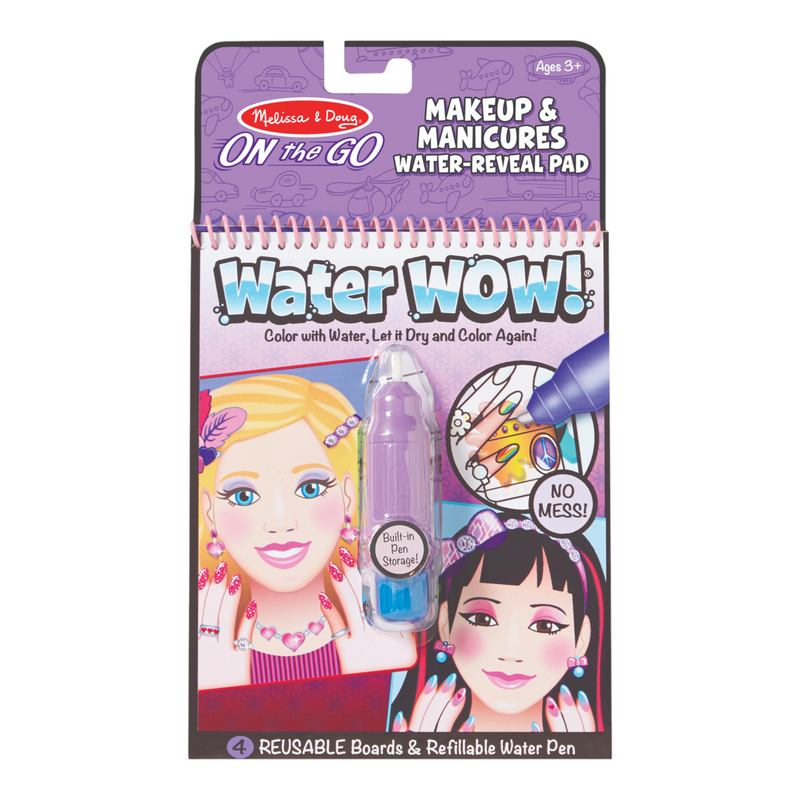 Melissa & Doug - On The Go - Water WOW! - Makeup & Manicure