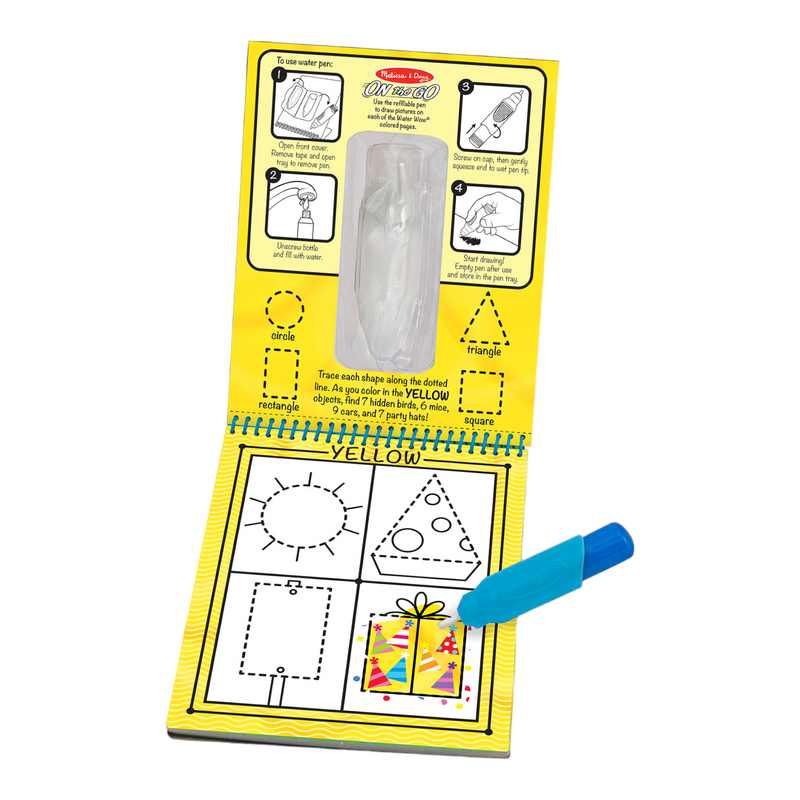 Melissa & Doug - On The Go - Water Wow! - Colors & Shapes