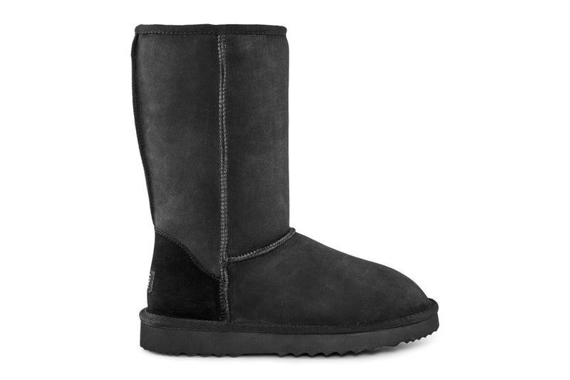 UGG Outback Premium Double Face Sheepskin Long Classic Boot (Black)